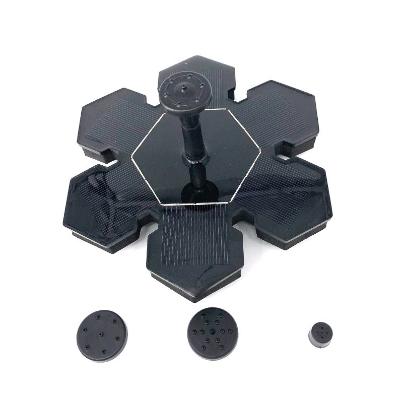 Creative Outdoor New Solar Fountain Ice Flower Shaped Solar Fountain Ice Snow Fountain