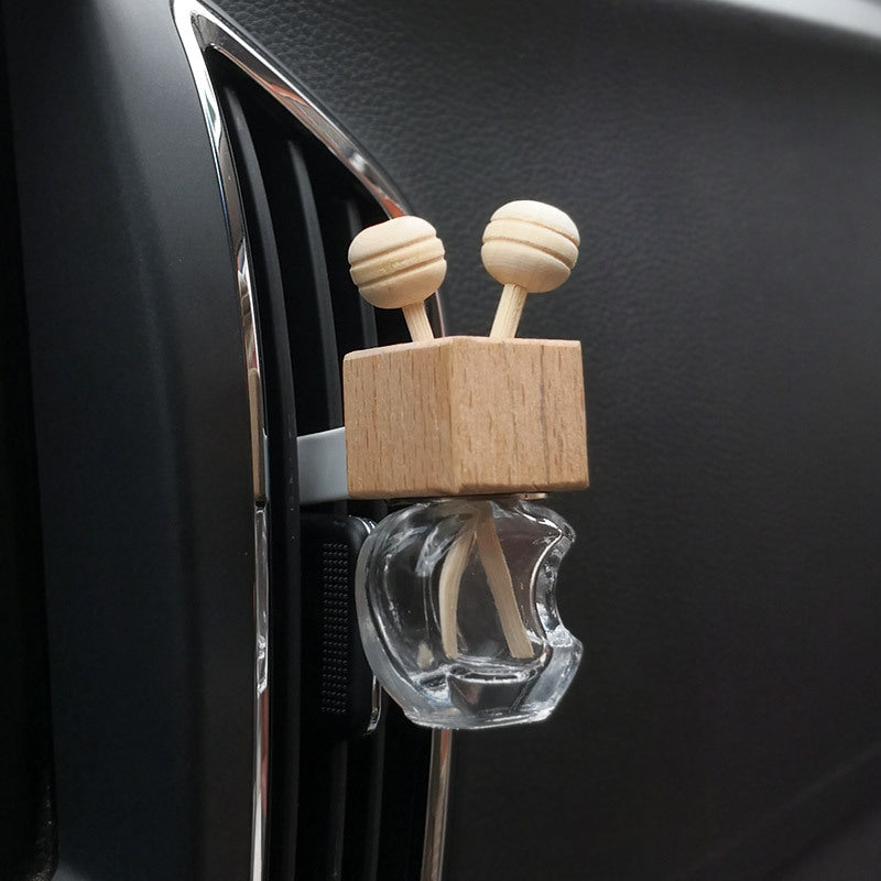 Creative Air Outlet Perfume Clip Car Perfume Bottle Empty Bottle Glass Bottle Car Perfume Bottle Clip