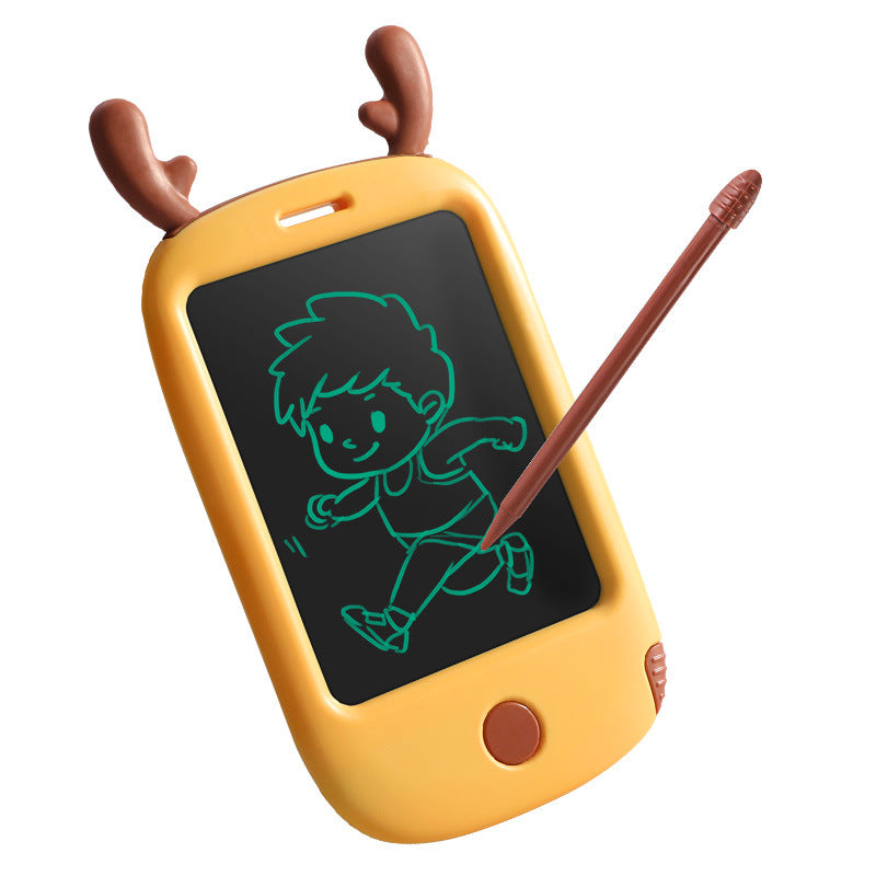 Children&#039;s LCD Drawing Board Smart Graffiti Drawing Writing Board 4.4incheslcd Drawing Board Wholesale Children&#039;s Deer Drawing Board