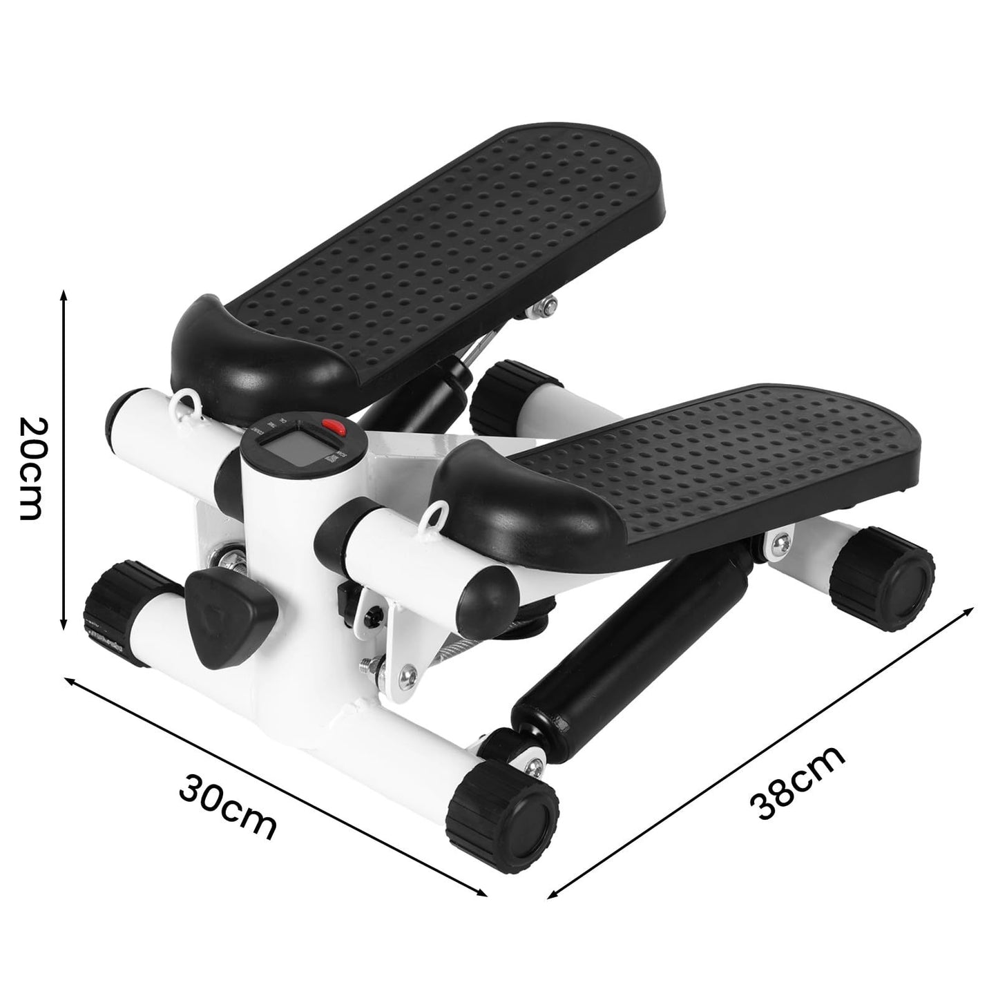 Mini Stepper with Resistance Band, Stair Stepping Fitness Exercise Home Workout Equipment for Full Body Workout