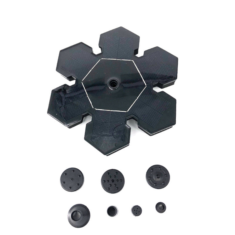 Creative Outdoor New Solar Fountain Ice Flower Shaped Solar Fountain Ice Snow Fountain