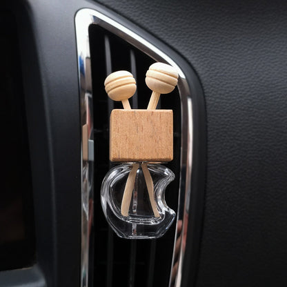 Creative Air Outlet Perfume Clip Car Perfume Bottle Empty Bottle Glass Bottle Car Perfume Bottle Clip