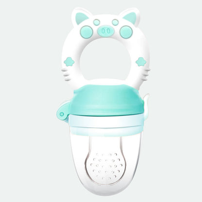 Baby Teether Fruit And Vegetable Bite Bag Food Eating Fruit Molar Stick Baby Food Supplement Bite Bag With M Mouthpiece