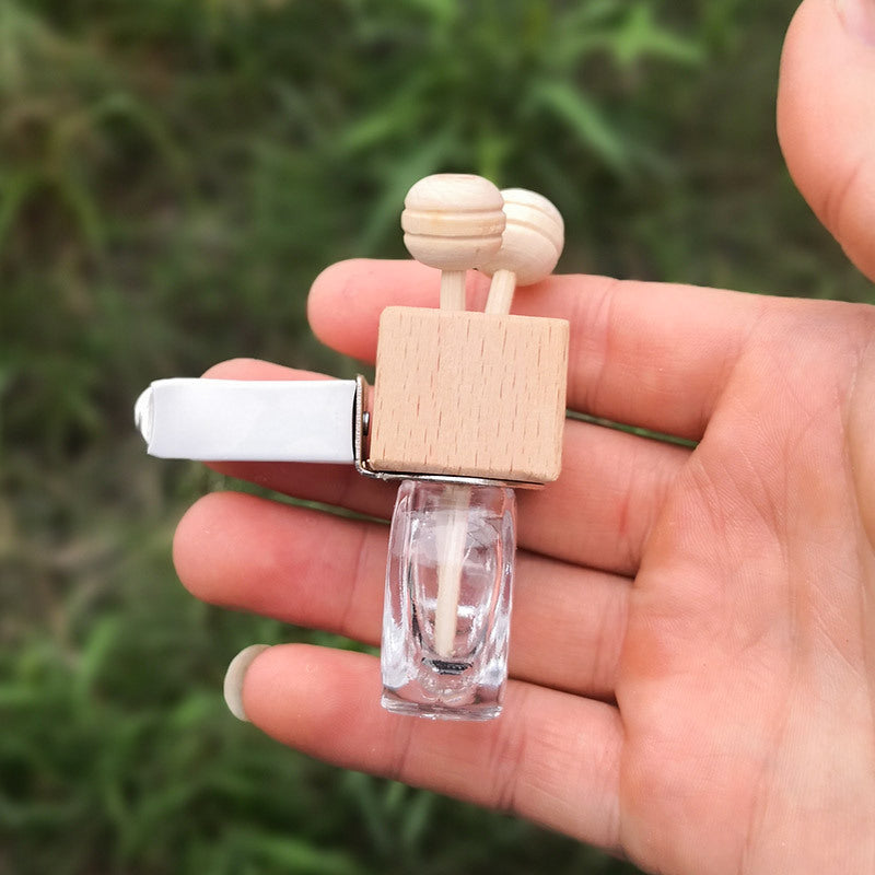 Creative Air Outlet Perfume Clip Car Perfume Bottle Empty Bottle Glass Bottle Car Perfume Bottle Clip