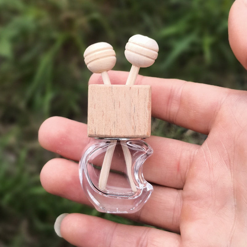 Creative Air Outlet Perfume Clip Car Perfume Bottle Empty Bottle Glass Bottle Car Perfume Bottle Clip