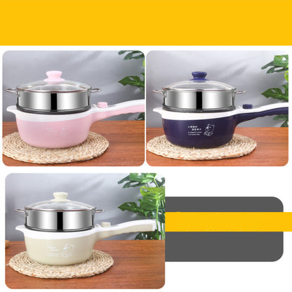 Multifunctional Electric Cooking Pot Home Dormitory Frying And Frying Mini Non-stick Small Electric Frying Pan Electric Heating Pot Electric Hot Pot