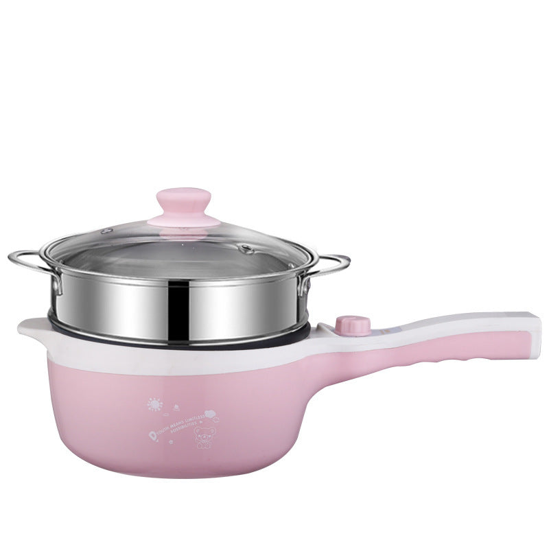 Multifunctional Electric Cooking Pot Home Dormitory Frying And Frying Mini Non-stick Small Electric Frying Pan Electric Heating Pot Electric Hot Pot