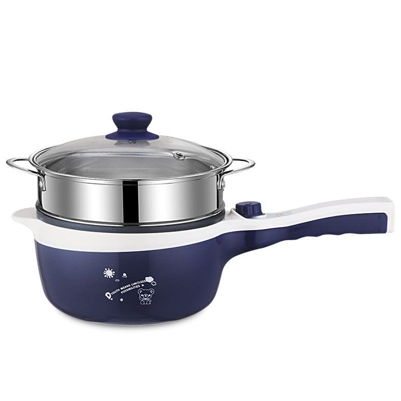 Multifunctional Electric Cooking Pot Home Dormitory Frying And Frying Mini Non-stick Small Electric Frying Pan Electric Heating Pot Electric Hot Pot