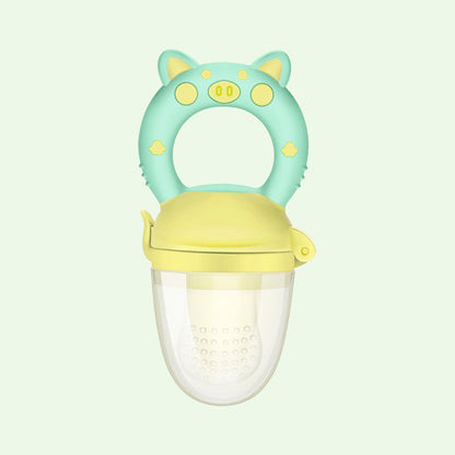 Baby Teether Fruit And Vegetable Bite Bag Food Eating Fruit Molar Stick Baby Food Supplement Bite Bag With M Mouthpiece