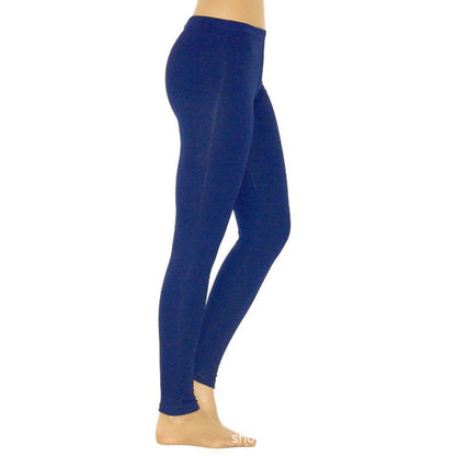 Women's Solid Color Leggings Elastic Pants Leggings
