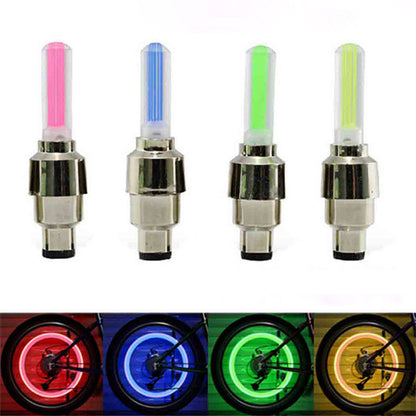 Bicycle Valve Lamp Monochrome Valve Lamp Car Tire Lamp Hot Wheels