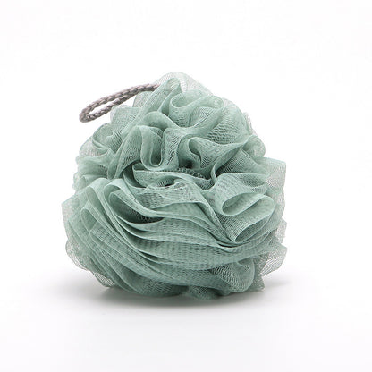 50g Plain Bath Ball Soft Bath Flower Large Bath Bath Ball Solid Color Bubble Net Back Rubbing Back Ball