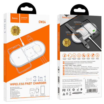 3-in-1 wireless charging