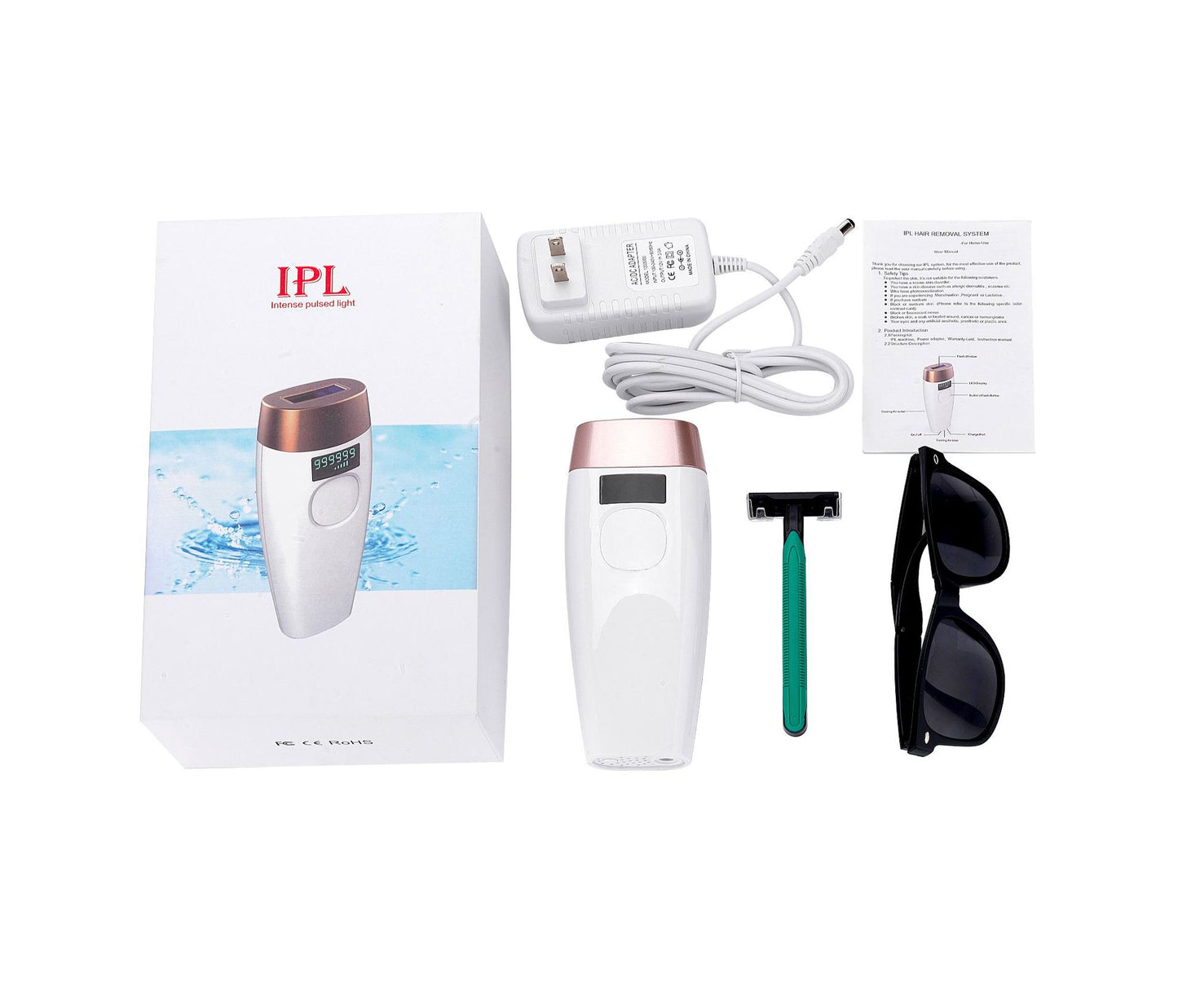 IPL Laser Hair Removal Apparatus Home Photon Hair Removal Apparatus Home Laser Hair Removal Apparatus Shaving Apparatus