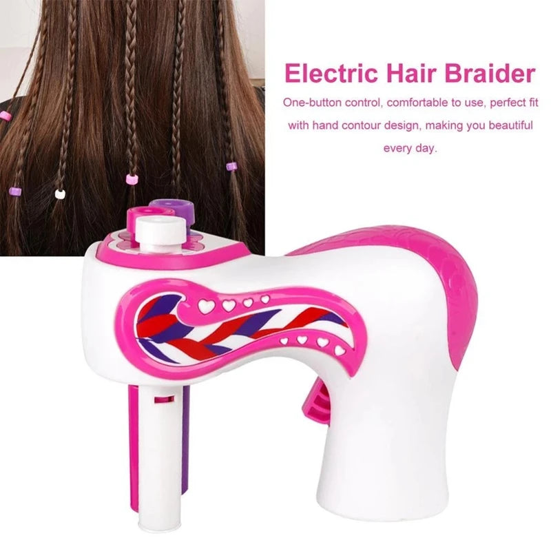 Girl Automatic Hair Braider Electric DIY Hair Weave Machine Twist Knitting Roll Twisted Braiding Hair Styling Tools Girl Gift|Beauty &amp;amp;amp;amp;amp;amp;amp;amp;amp; Fashion Toys|
