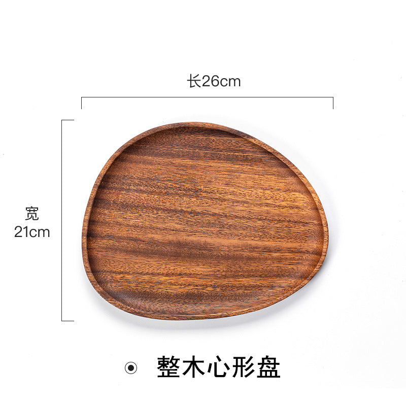 Walnut Wood Tray Solid Wood Plate