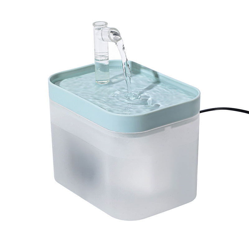 Cat Water Dispenser Automatic Circulating Flow Water Dispenser Live Water Drinking Device Cat And Dog Water Basin Water Feeding Bowl One-piece Delivery