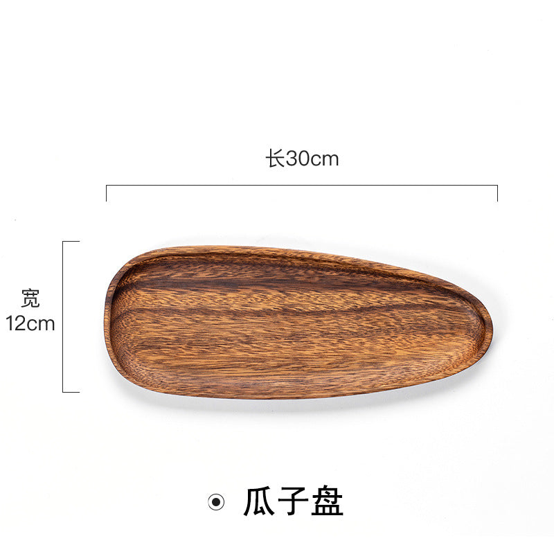 Walnut Wood Tray Solid Wood Plate