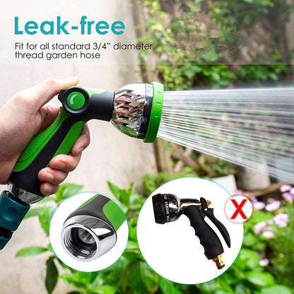 Garden Zinc Alloy 10 Function Car Wash Water Gun Pet Cleaning High Pressure Water Gun Garden Cleaning Flushing Foam Water Gun