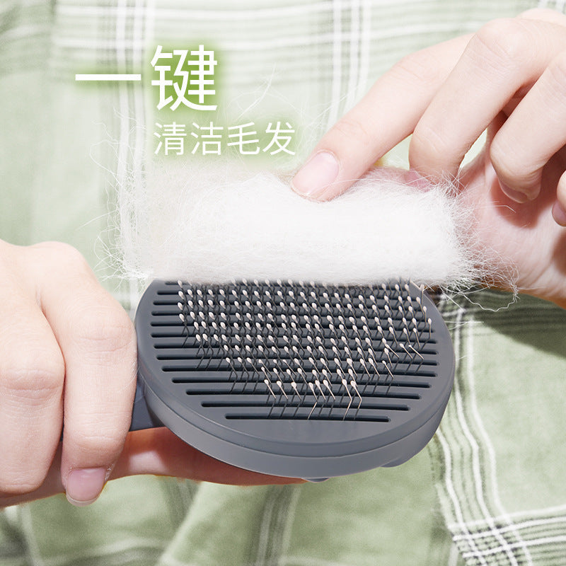 Self-cleaning Comb Dog Cat Hair Cleaning Comb Remover Brush Pet Supplies Wholesale