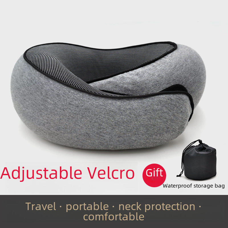 Memory Foam U-shaped Pillow Can Be Stored U-shaped Pillow Neck Pillow Travel Aircraft Travel Pillow Nap Cervical Neck Pillow