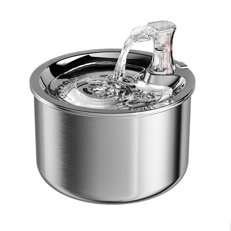 All Stainless Steel Cat Water Dispenser Ten-fold Filter Constant Temperature Pet Water Dispenser 304 Stainless Steel Cat And Dog Water Dispenser