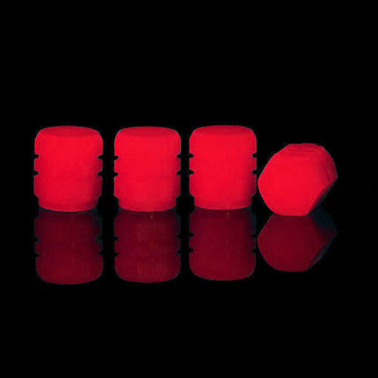 Car Tire Valve Cover Universal Car Valve Cap Luminous Valve Core