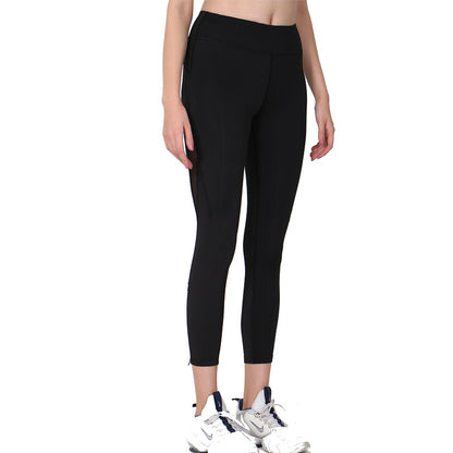 New Spring Yoga Pants Women's Hip-lifting Sports Fitness Wear Slimming Tight High Waist Foot Cropped Pants