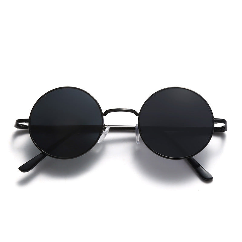 AC+Metal Round Sunglasses