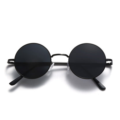 AC+Metal Round Sunglasses