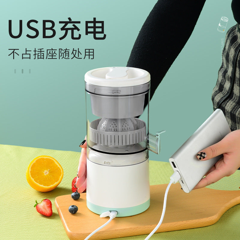 Large-caliber Raw Juice Machine Portable Multi-function Juicer Household Juice Residue Separation Automatic Orange Squeezer Cross-border