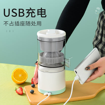Large-caliber Raw Juice Machine Portable Multi-function Juicer Household Juice Residue Separation Automatic Orange Squeezer Cross-border