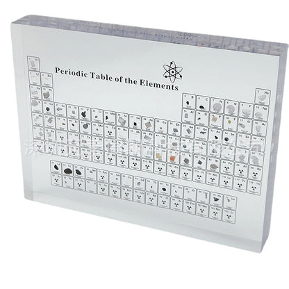 83 Kinds Of Real Elements Embedded In The Real Acrylic Chemical Element Table Display Card Periodic Table Of Chemical Elements