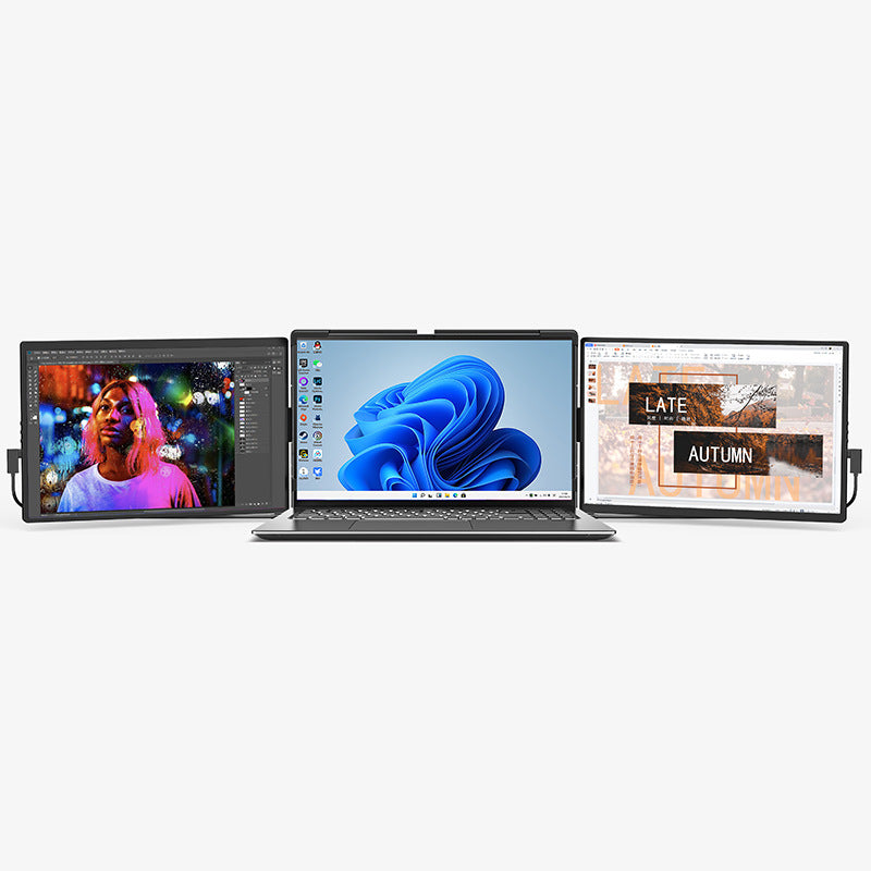 2K HD Dual-screen Portable Screen Notebook Expansion Screen Portable Display Screen Stock Trading Office Secondary Screen