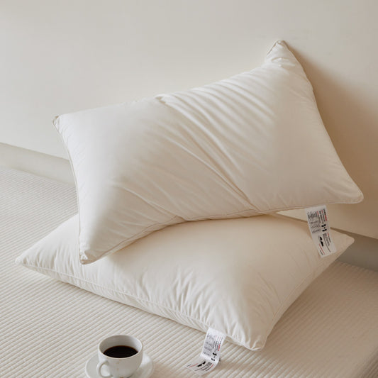 Five-star Hotel Pillow New Cotton Single Pillow Pillow Core Non-collapse Pure Cotton Home Dormitory Pillow Wholesale