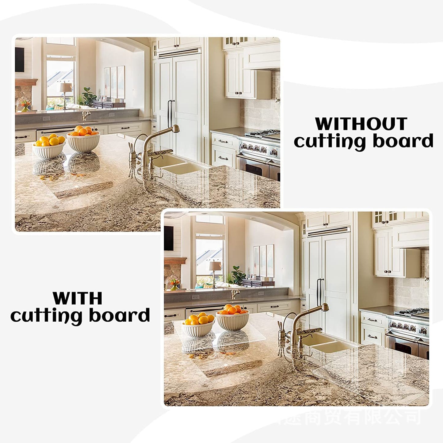 Non-slip Transparent Board Acrylic Cutting Board Acrylic Cutting Board Fruit Pad
