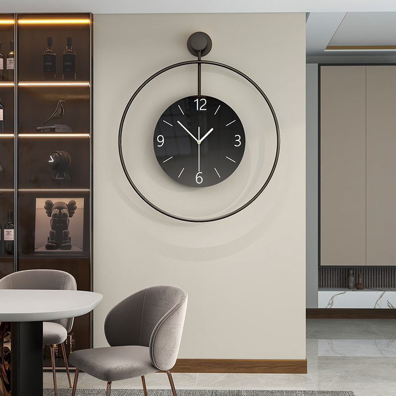 Creative Wall Clock Living Room Entrance Background Decorative Clock Wall Hanging Home Modern Minimalist Art Clock