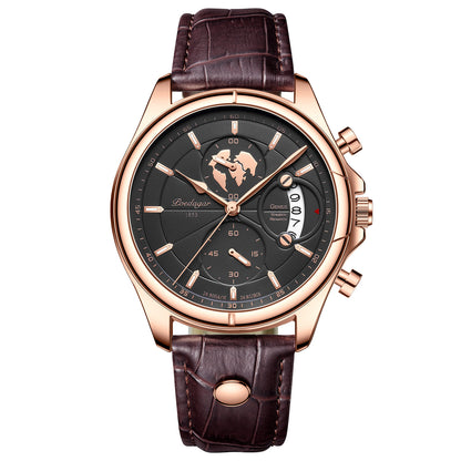 Swiss Brand Waterproof Multi-function Luminous Men's Watch Fashion Watch Male