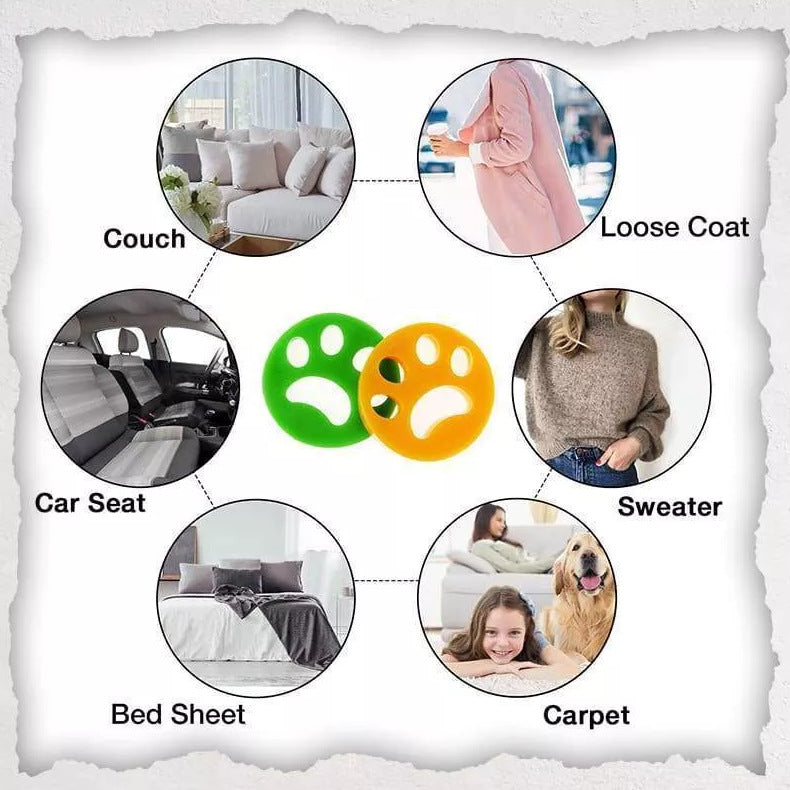 PET HAIR REMOVER Pet Sticker Washing Machine Fur Zapper Hair Removal Water Wash Rolling Clothes