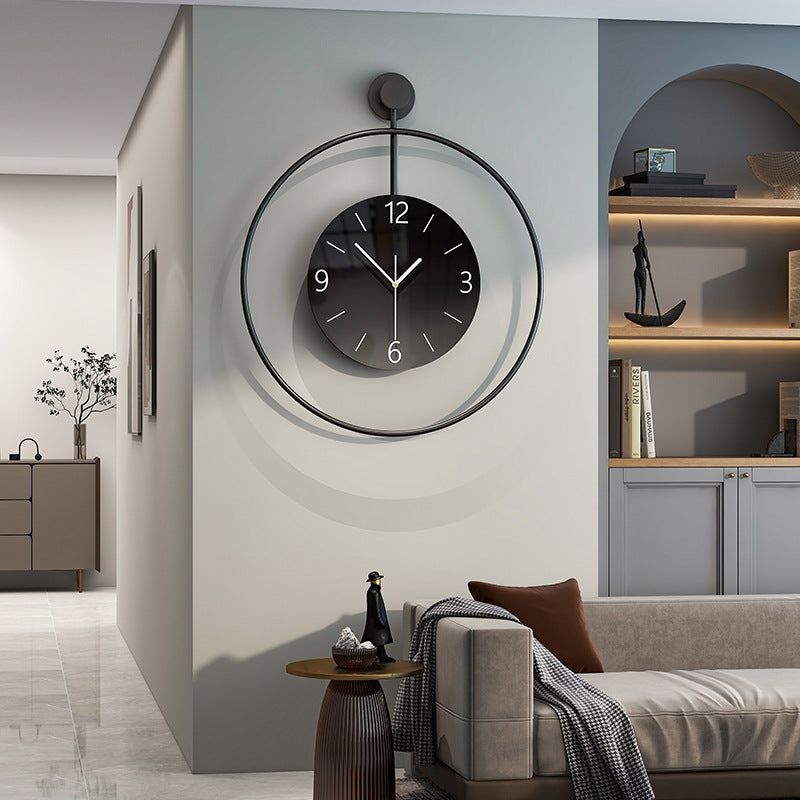 Creative Wall Clock Living Room Entrance Background Decorative Clock Wall Hanging Home Modern Minimalist Art Clock