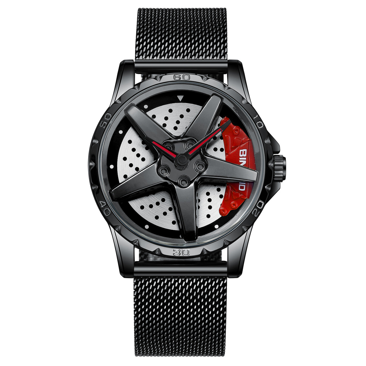 Locomotive Car Wheel Men&amp;#039;s Watch