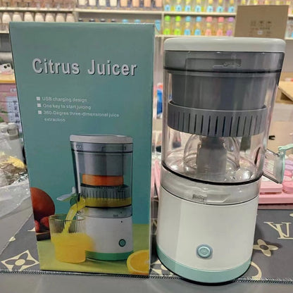 Large-caliber Raw Juice Machine Portable Multi-function Juicer Household Juice Residue Separation Automatic Orange Squeezer Cross-border