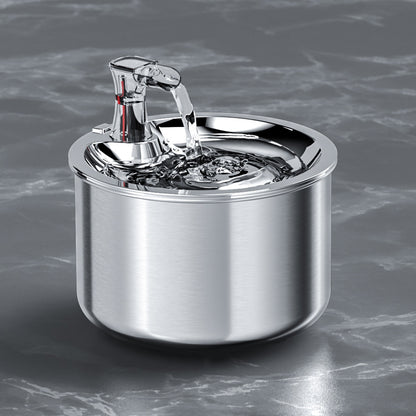 All Stainless Steel Cat Water Dispenser Ten-fold Filter Constant Temperature Pet Water Dispenser 304 Stainless Steel Cat And Dog Water Dispenser