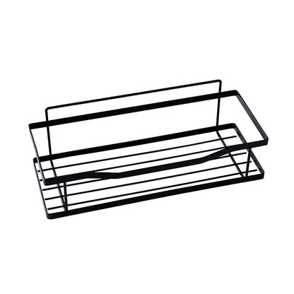 Iron Art Punch-free Toilet Rack Soap Rack Home Kitchen Seasoning Bottle Storage Rack Bathroom Rack