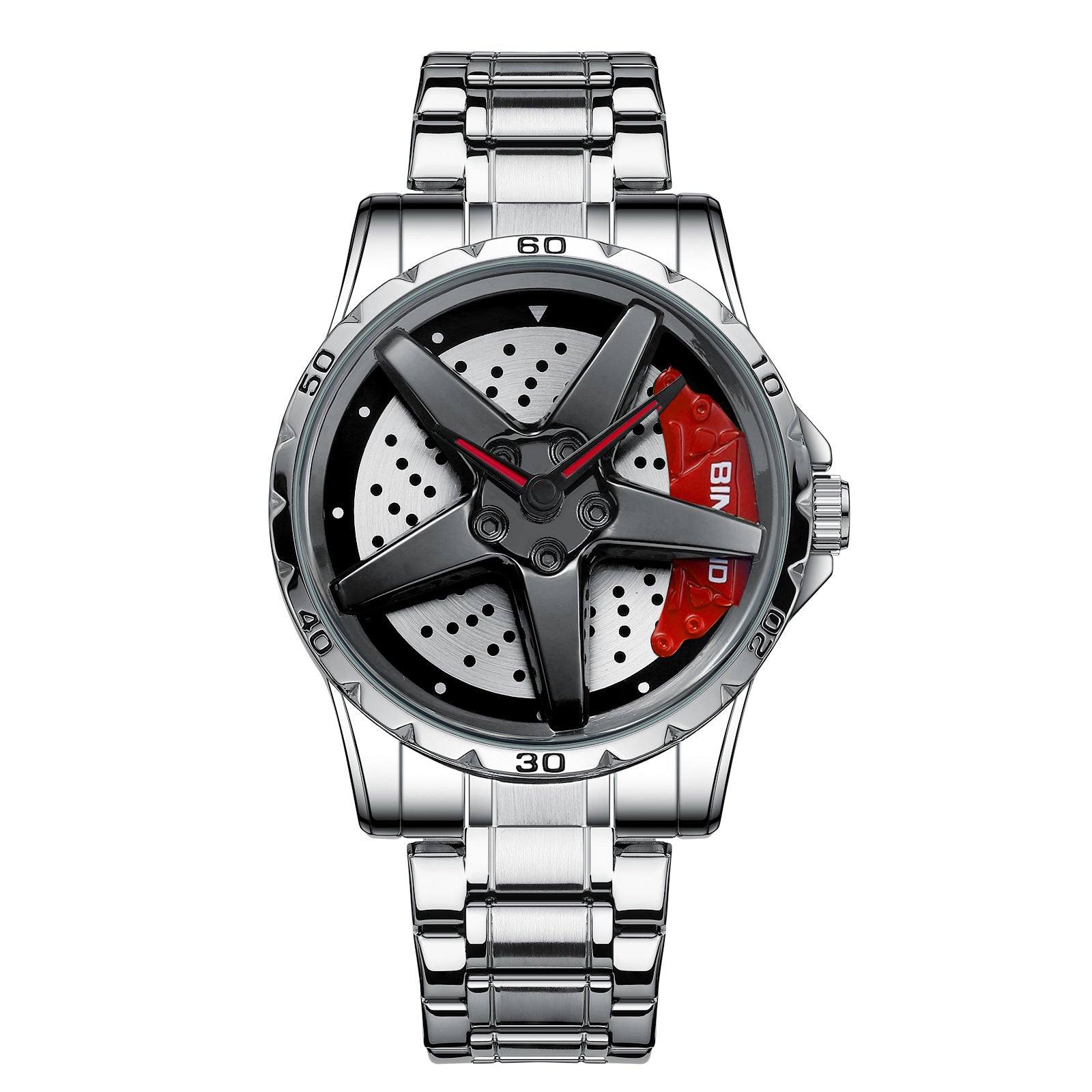 Locomotive Car Wheel Men&amp;#039;s Watch