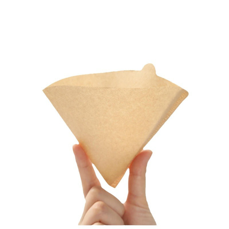 Hand Coffee Filter Paper Raw Wood Pulp Cone Coffee Filter Paper Coffee Machine Drip V60 Filter Paper