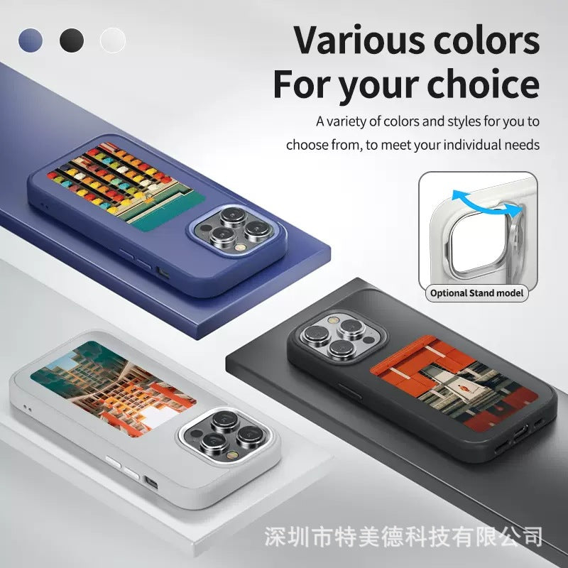 Four-color Ink Screen Smart Phone Case NFC Transmission 15promax Creative Apple Phone Case