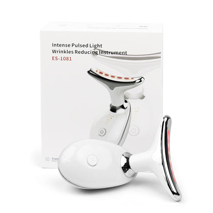 Three-color Neck Care Massage Instrument Facial Lifting Firming Beauty Instrument To Remove Neck Lines