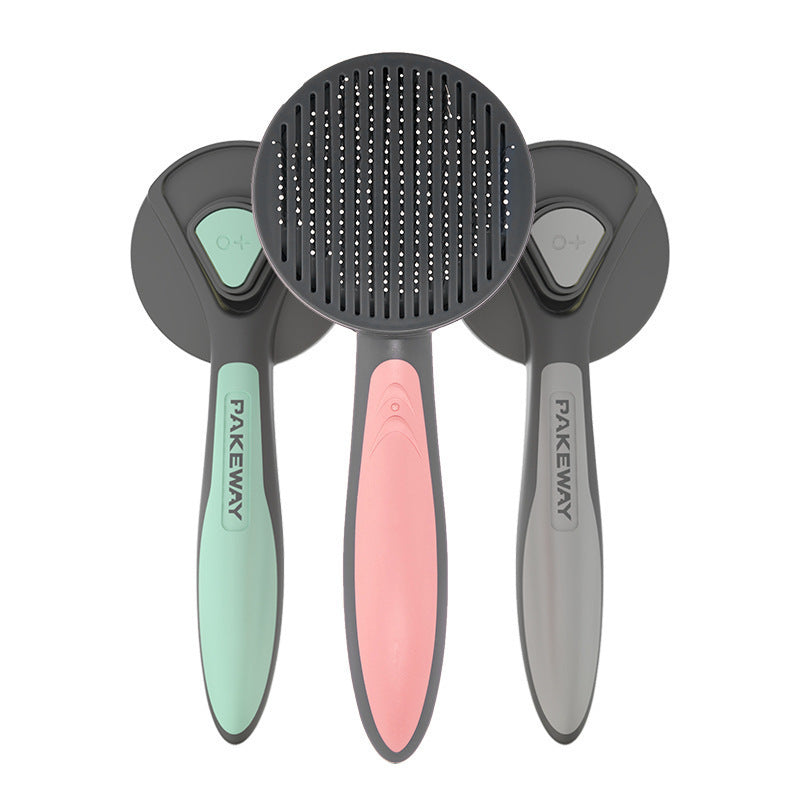 Self-cleaning Comb Dog Cat Hair Cleaning Comb Remover Brush Pet Supplies Wholesale