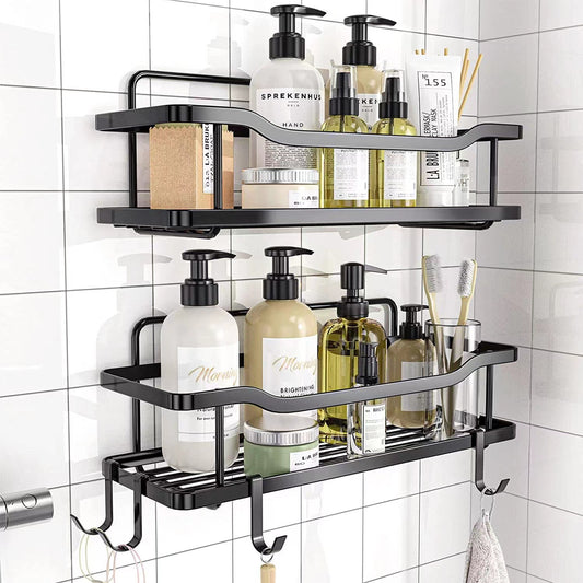 Iron Art Punch-free Toilet Rack Soap Rack Home Kitchen Seasoning Bottle Storage Rack Bathroom Rack